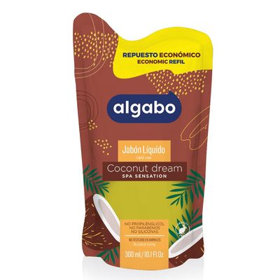 ALGABO JABON LIQUIDO COCONUT D/P x300cc