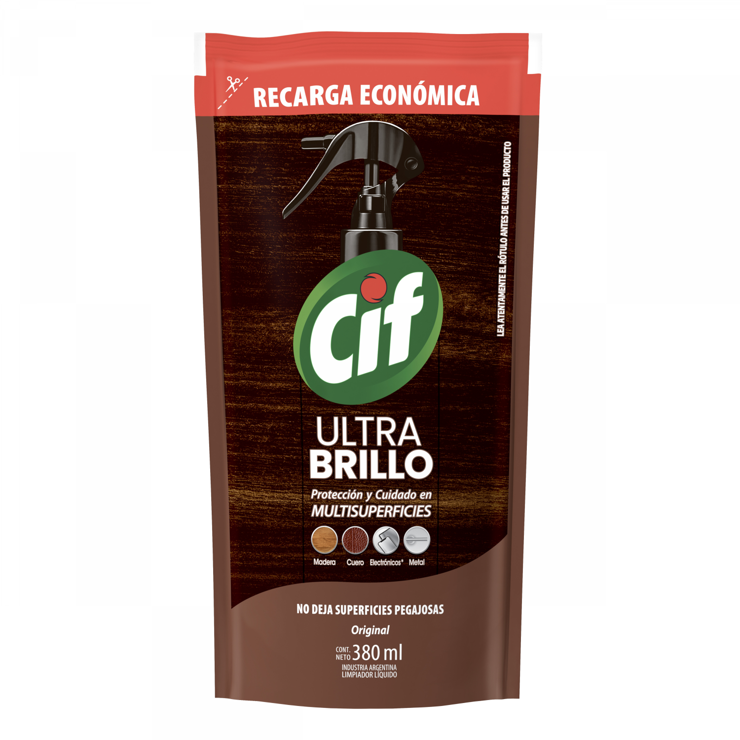 CIF ULTRA BRILLO ANTI PVO D/P x 380ML