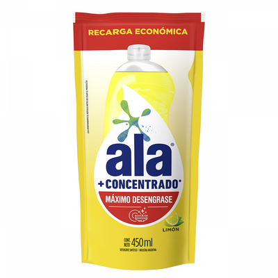 ALA CONCEN LV VAJILLAS LIMON D/P x450ML