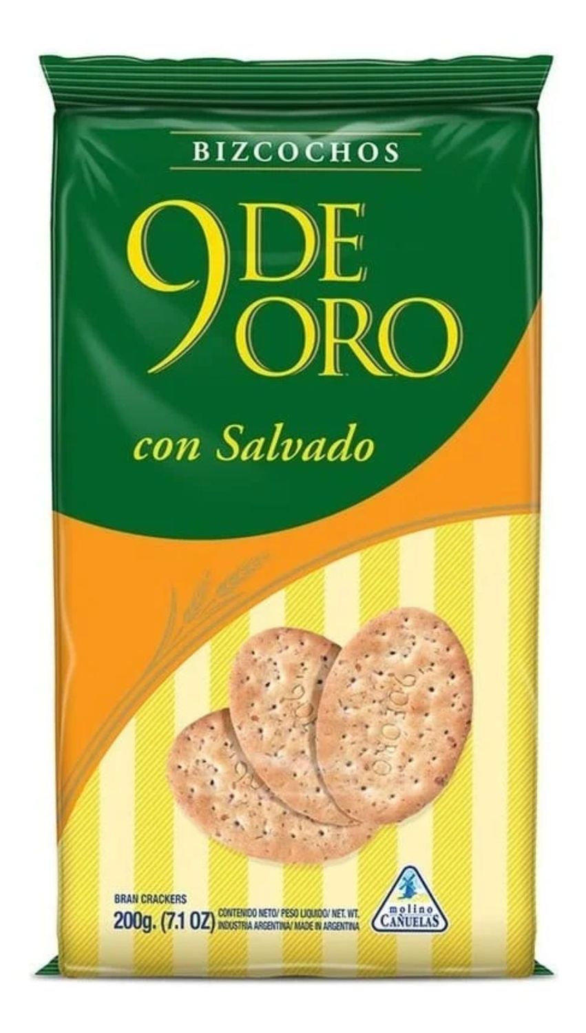 BIZ. 9 DE ORO SALVADO x200gr