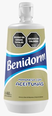 BENIDORM MAYONESA POMO C/ACEITUNAS X460GR