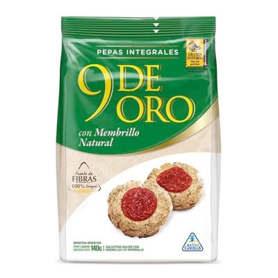 9 DE ORO PEPAS INTEGRALES x140gr