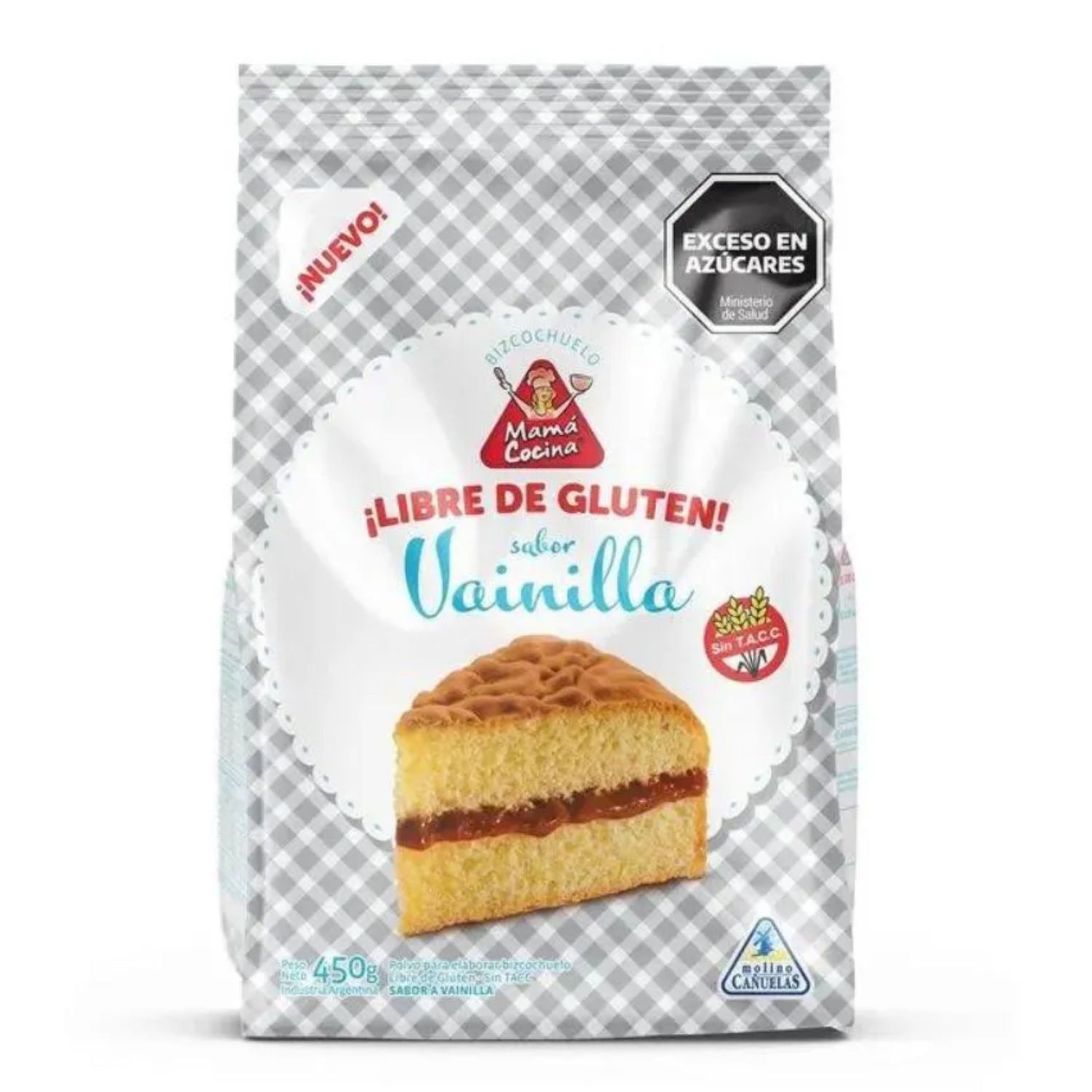 PREM. BIZ. VAINILLA MAMA COCINA SIN TACC x450gr