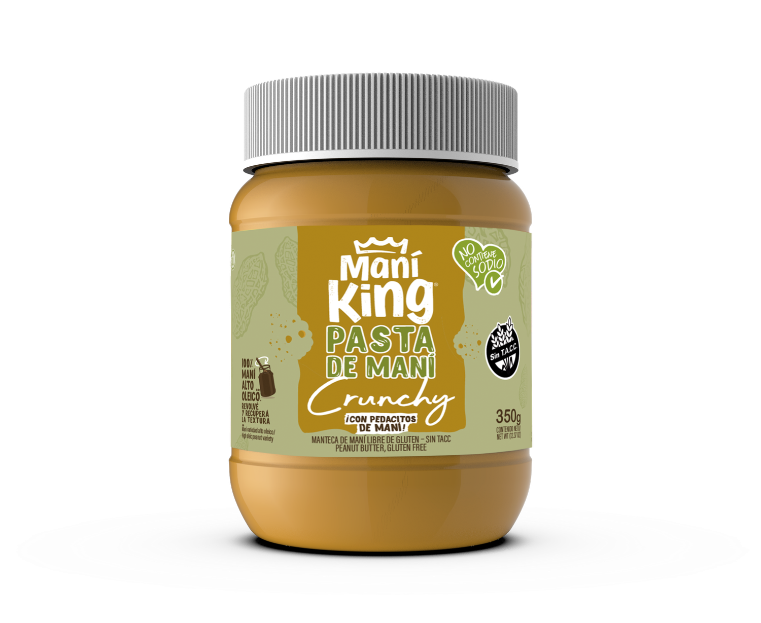 MANI KING PASTA DE MANI CRUNCHY x350grs