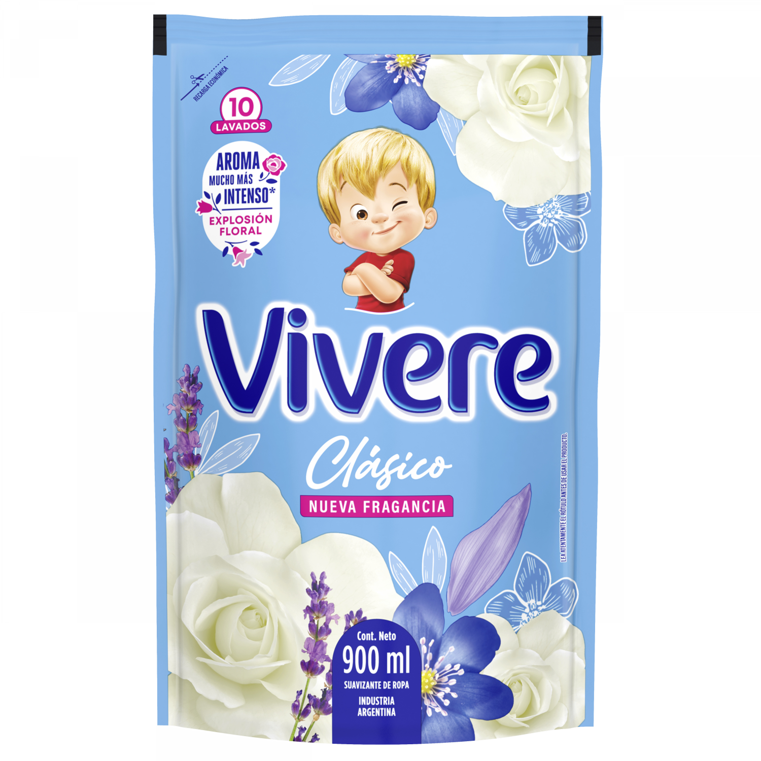 VIVERE SUAV. CL�SICO EXP. FLOR DP X900ML