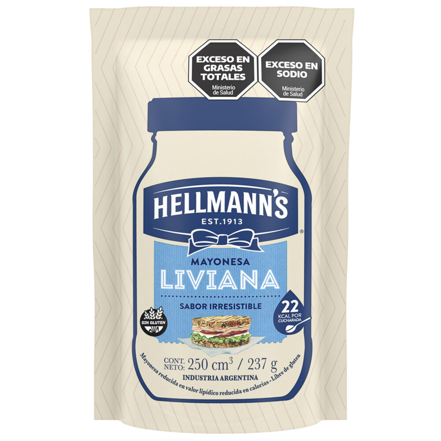 HELLMANNS MAYONESA LIVIANA x237G