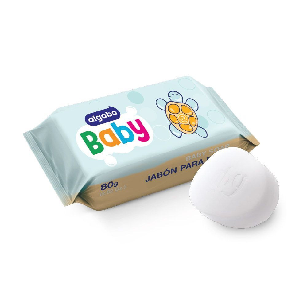 ALGABO BABY JABON PARA BEBES x80gr
