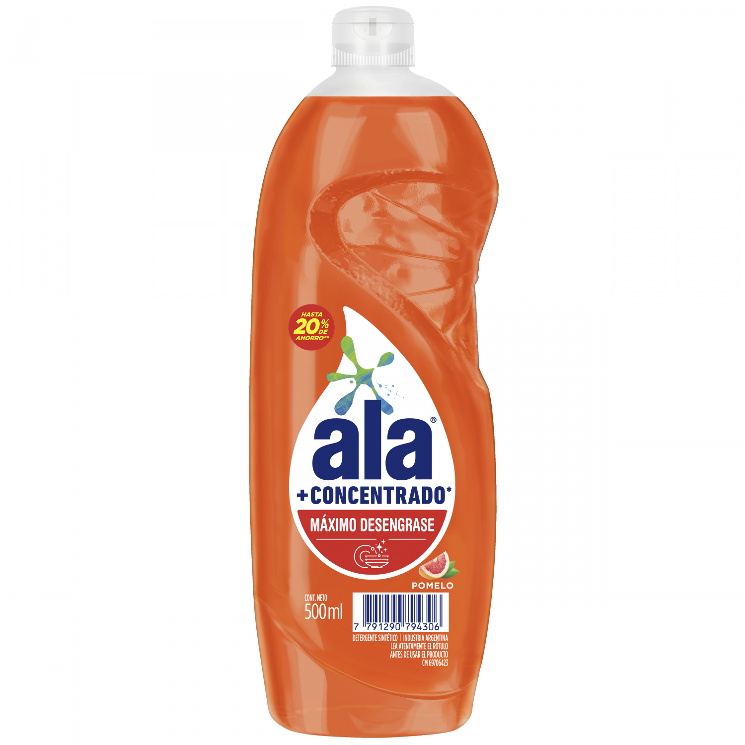 ALA CONCEN LV VAJILLAS POMELO X500ML