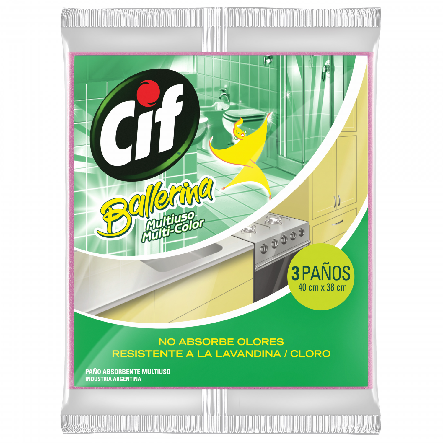 CIF BALLERINA MULTIUSO 1x3UN