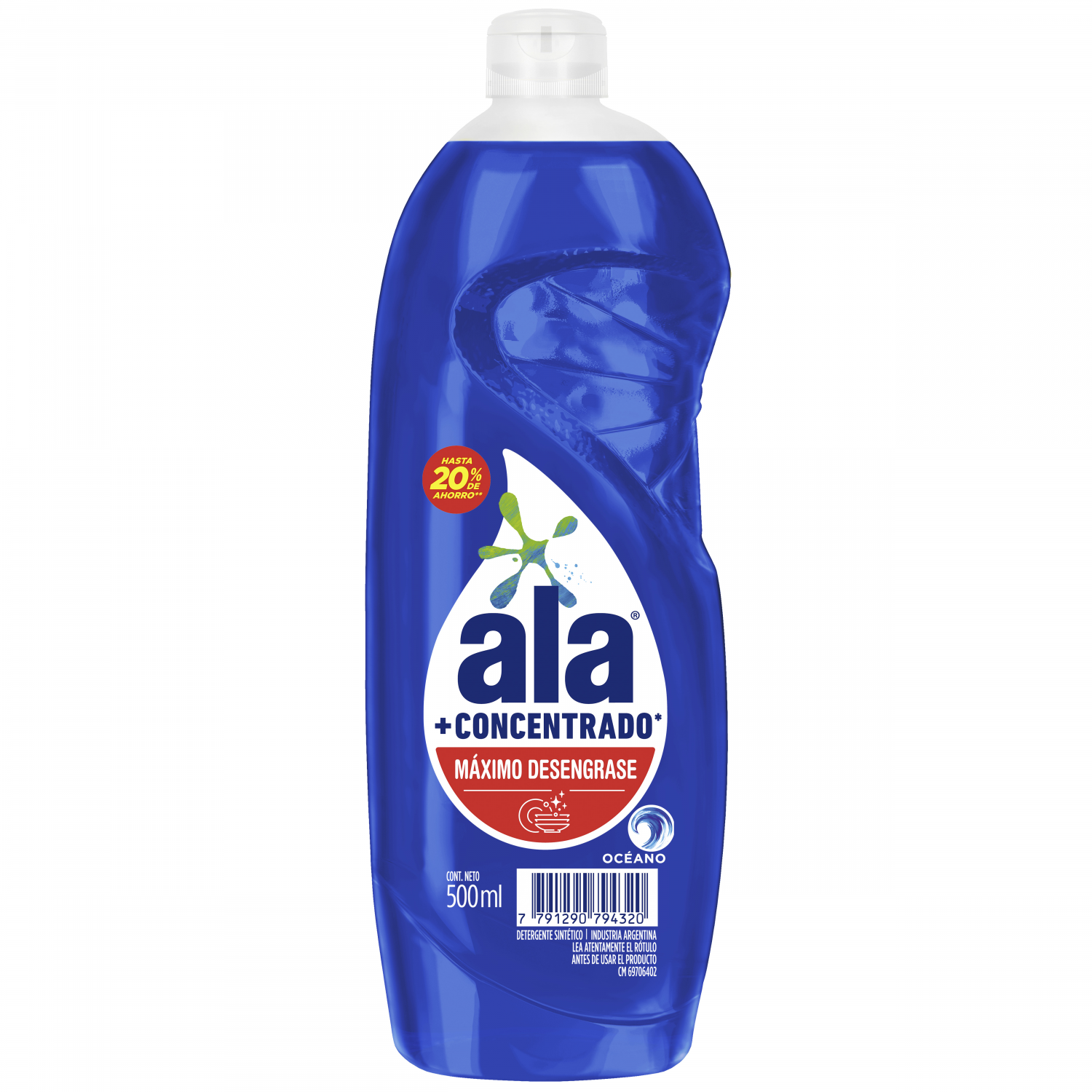 ALA CONCEN LV VAJILLAS OCEANO X500ML