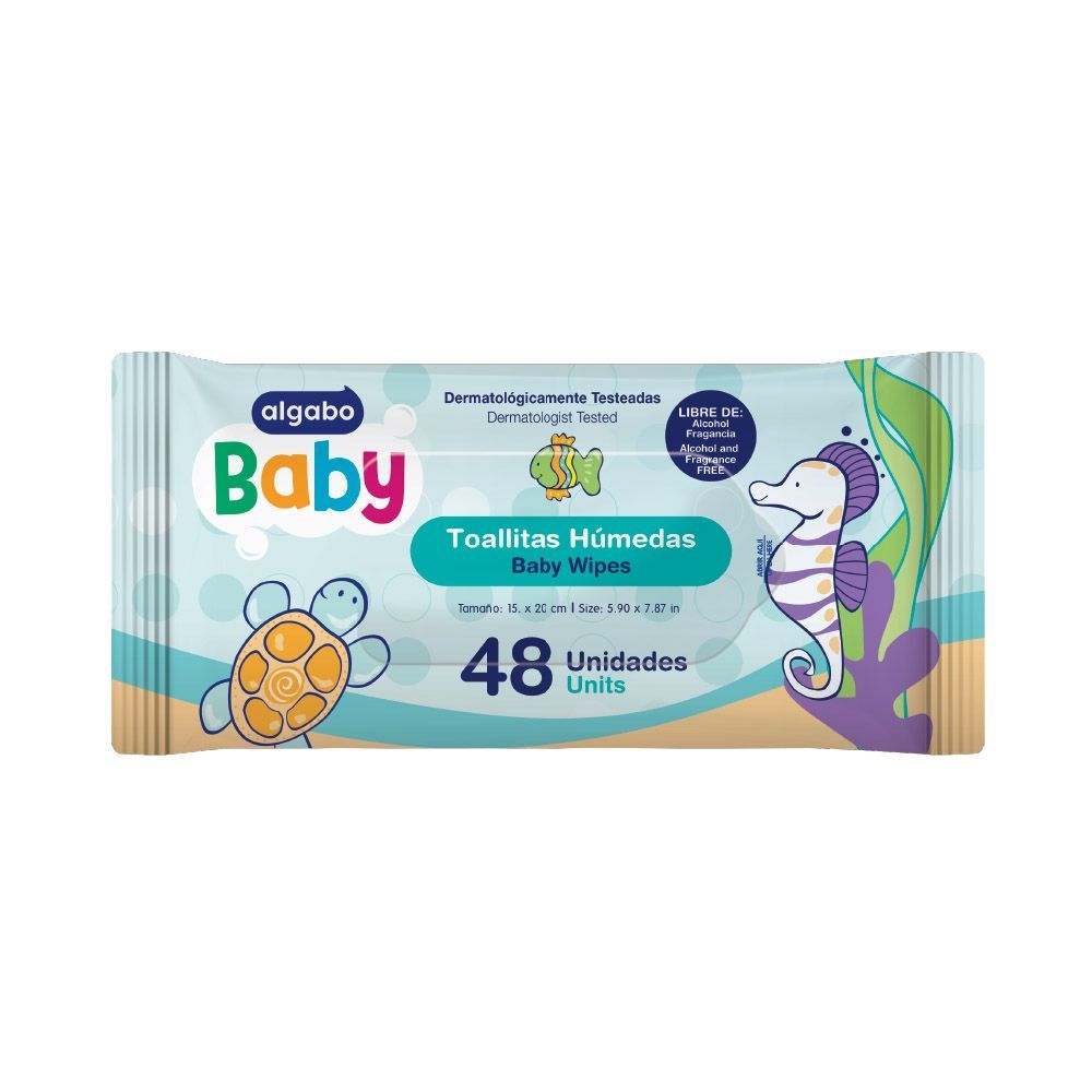 ALGABO BABY TOALLITAS HUMEDAS x48und