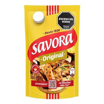 SAVORA MOSTAZA ORIGINAL TIPS D/P x500G