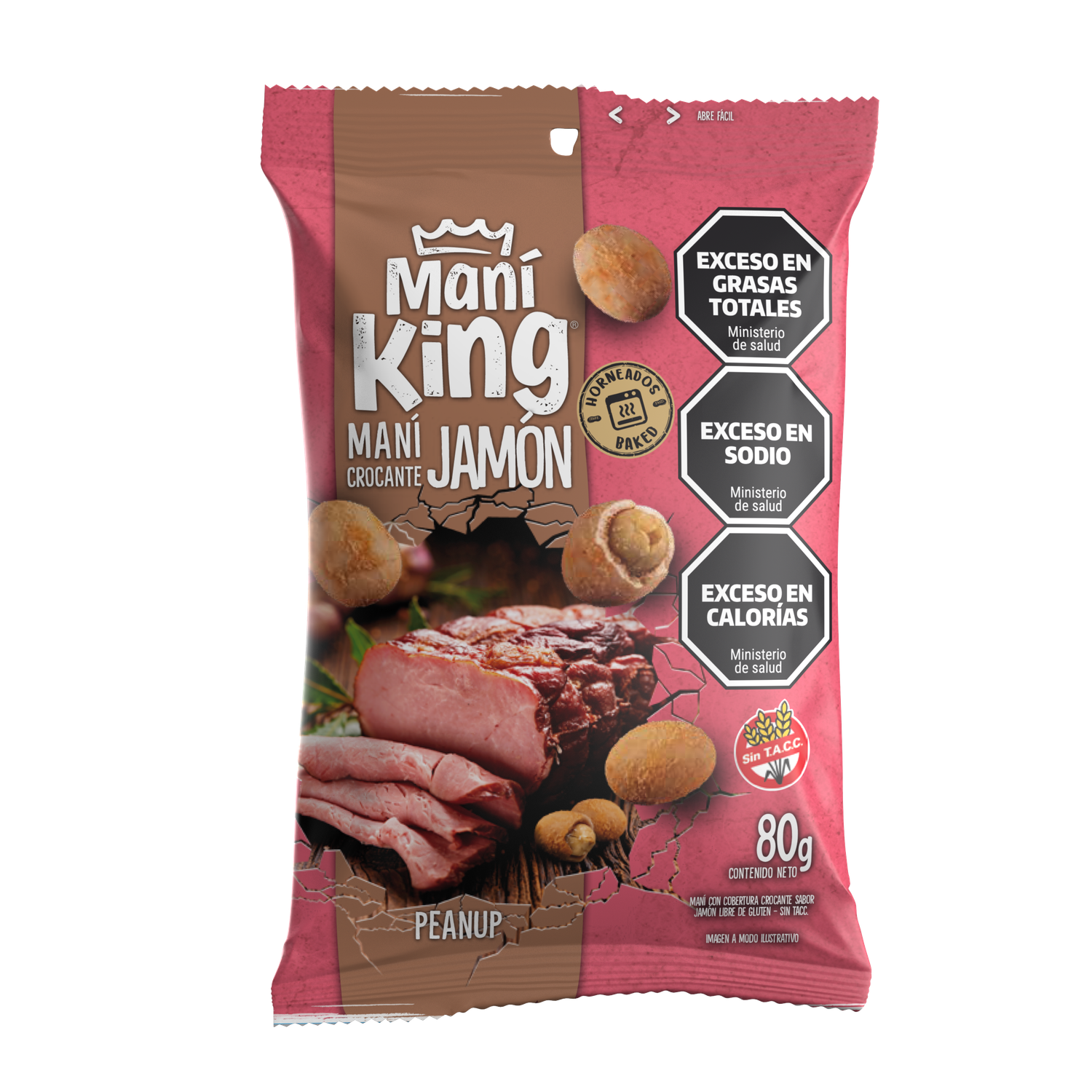 MANI KING JAPONES SABOR JAMON x80grs