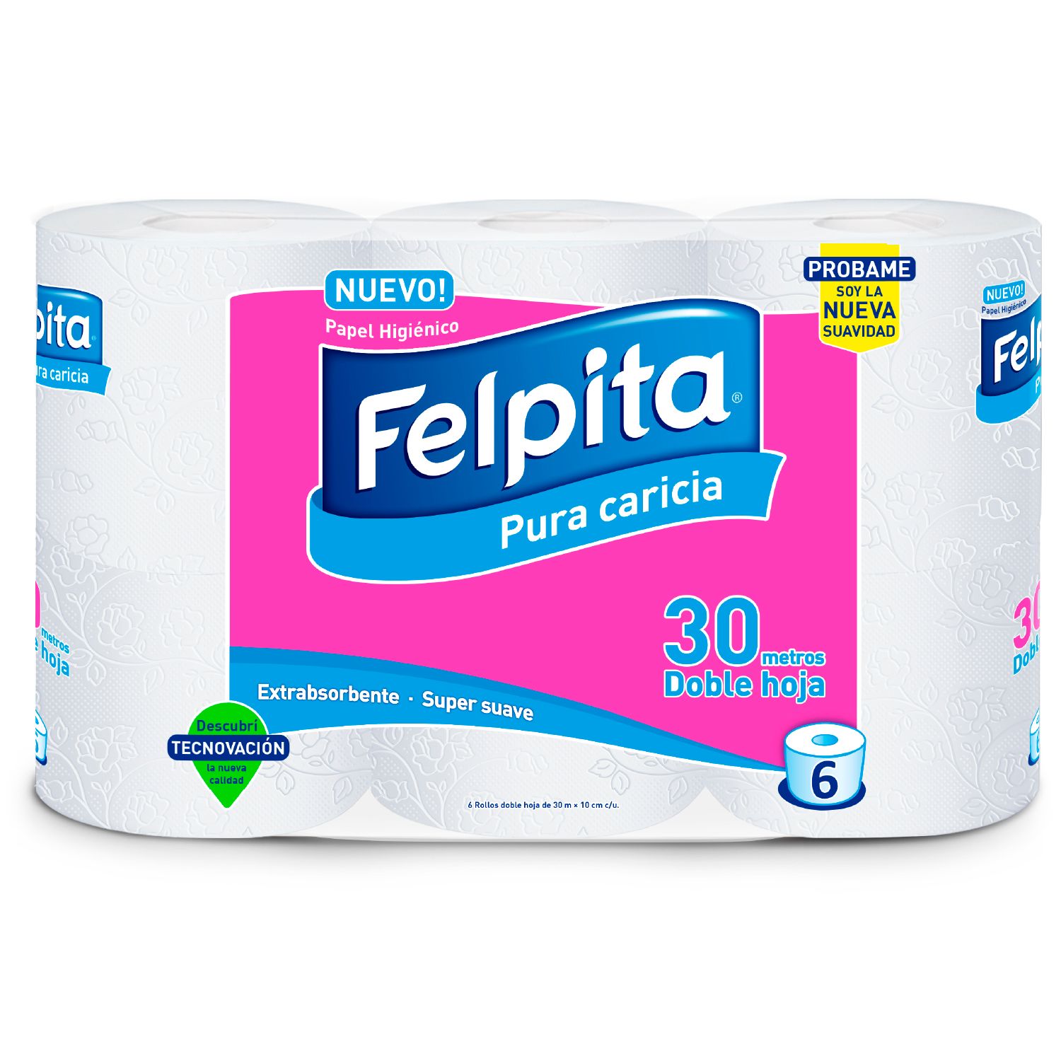 PAPEL HIGIENICO FELPITA BLANCO HS x6x30mt