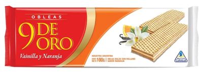 OBLEA 9 DE ORO DOBLE VAI. C/NAR. x100gr