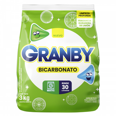 GRANBY POLVO MATIC LIMON X3KG
