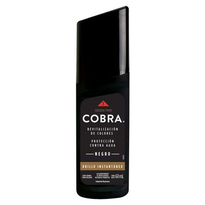 COBRA AUTOBRILLO P/CALZADO NEGRO x60cc