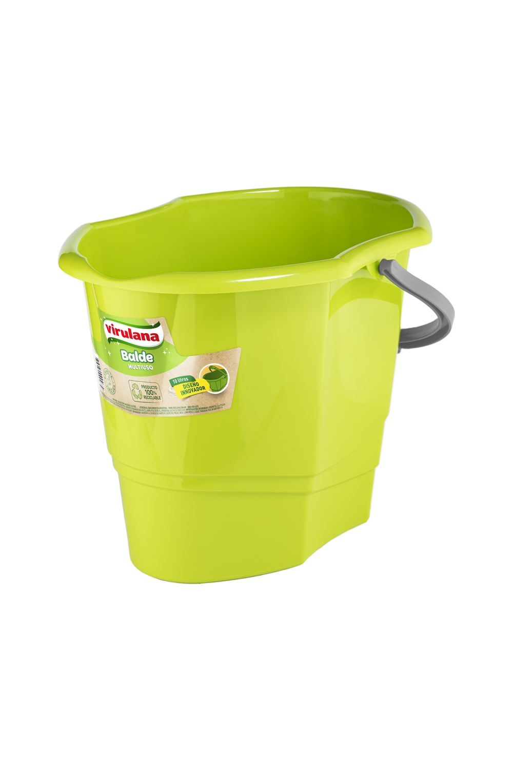 VIRULANA BALDE MULTIUSO 10 LITROS X6 UNID