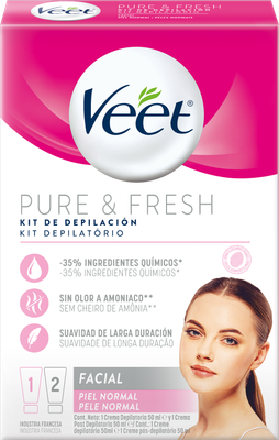 VEET CREMA DEPI. KIT FACIAL x2x50cc