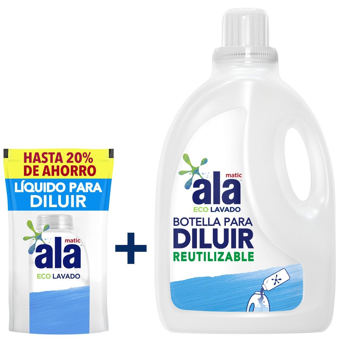 ALA LIQ P/DILUIR BE ECOLAVADO X150ML+BOT1LVACIA