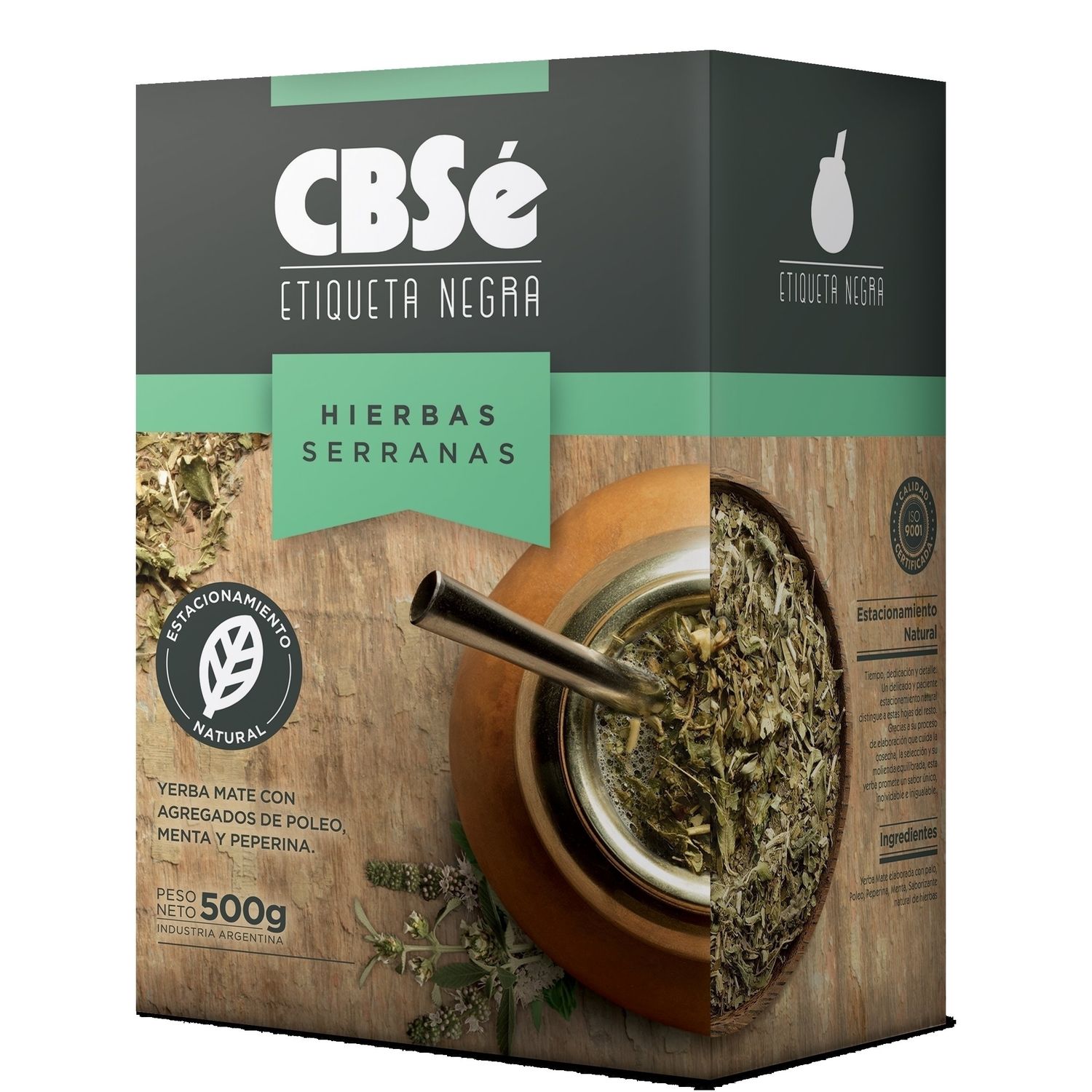 YERBA CBSE ETIQUETA NEGRA x500gr