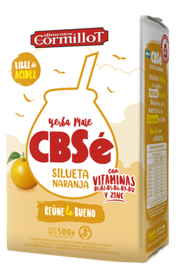 YERBA CBSE SILUETA NARANJA x500gr