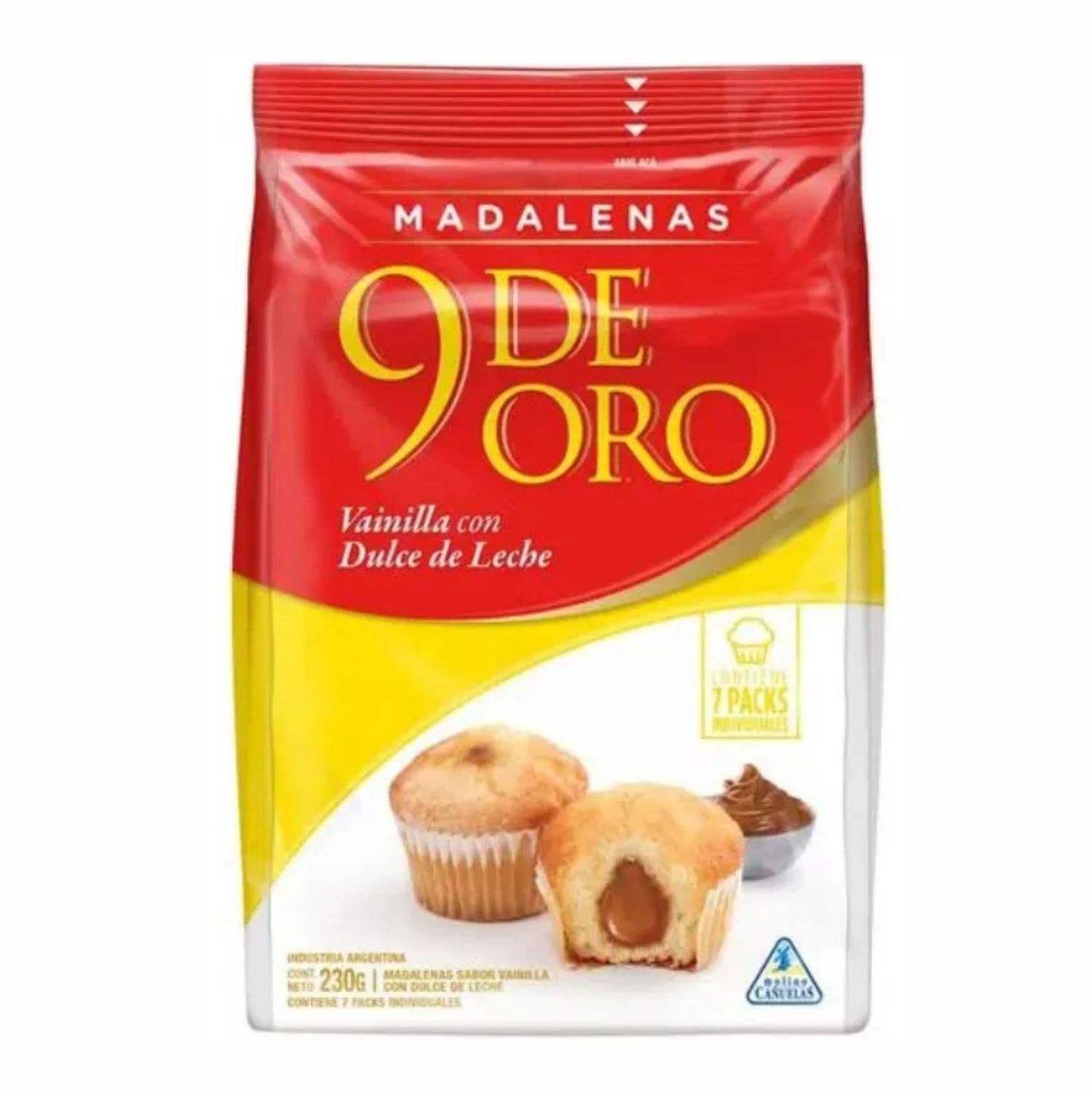 MADALENAS 9 DE ORO VAINILLA C/DDL x230gr