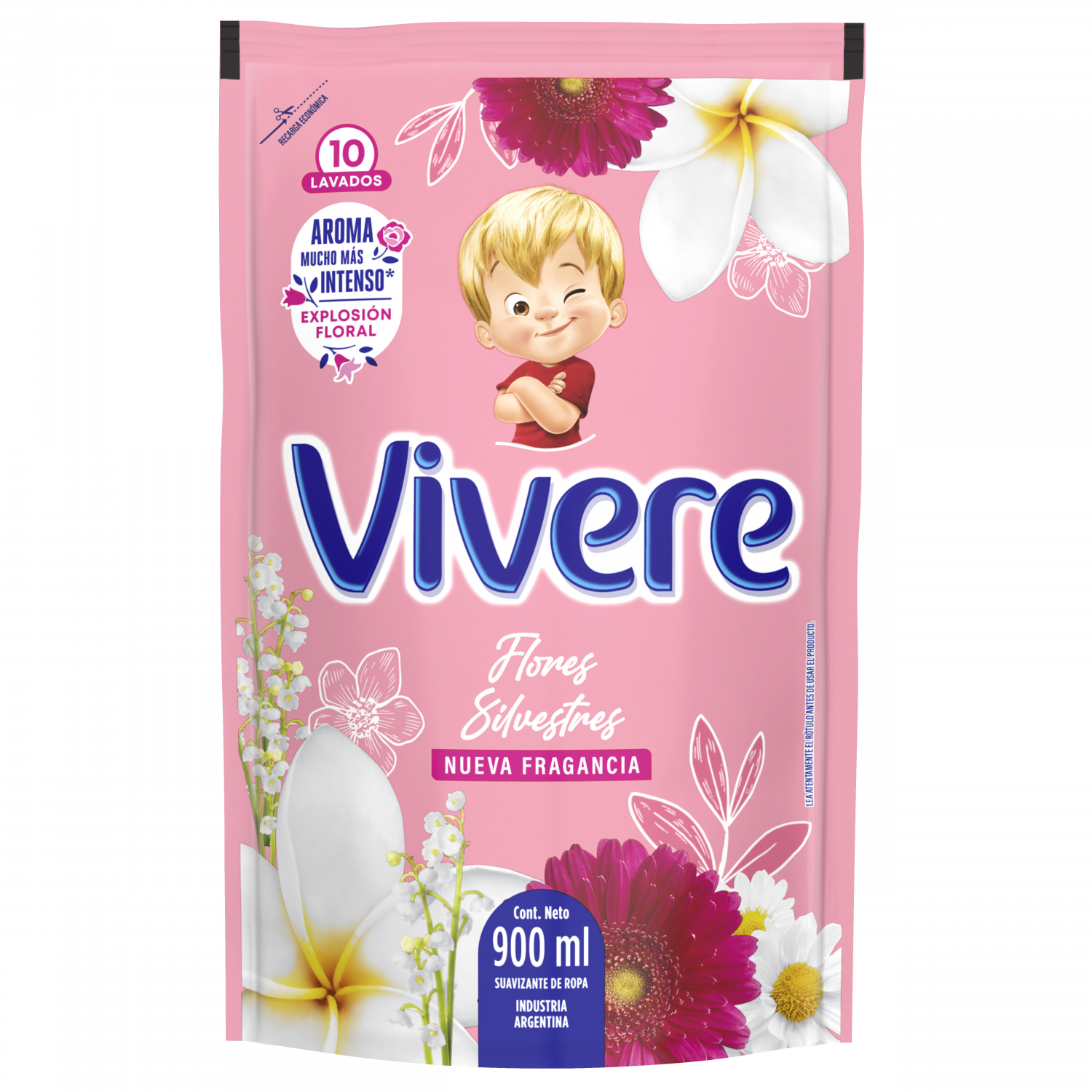 VIVERE SUAV. FLORES SILVESTRES D/P X900ML