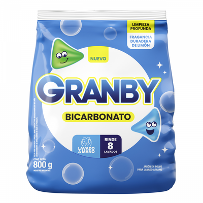 GRANBY POLVO LAV MANO LIMON X800G
