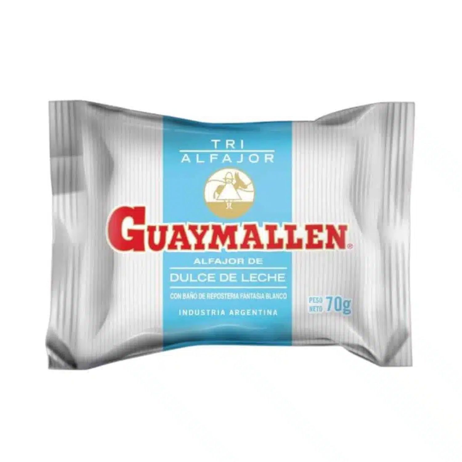 GUAYMALLEN ALFAJOR TRIPLE BLANCO X70grs