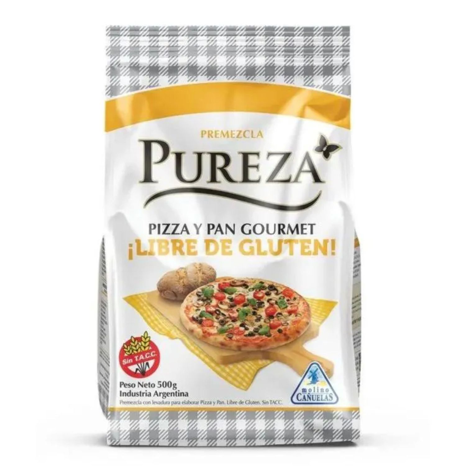 PREMEZCLA PIZZA Y PAN SIN TACC PUREZA X500gr
