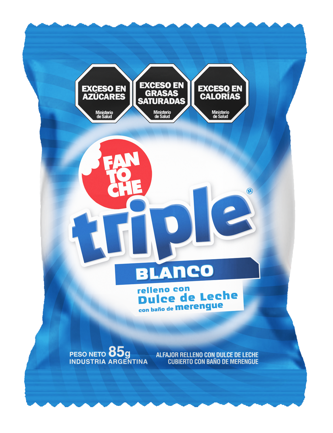 FANTOCHE ALFAJOR TRIPLE LECHE x85grs