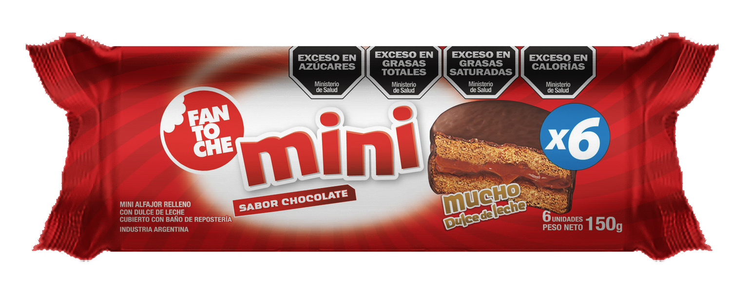 FANTOCHE MINIALFAJOR CHOCOLATE 6x150grs