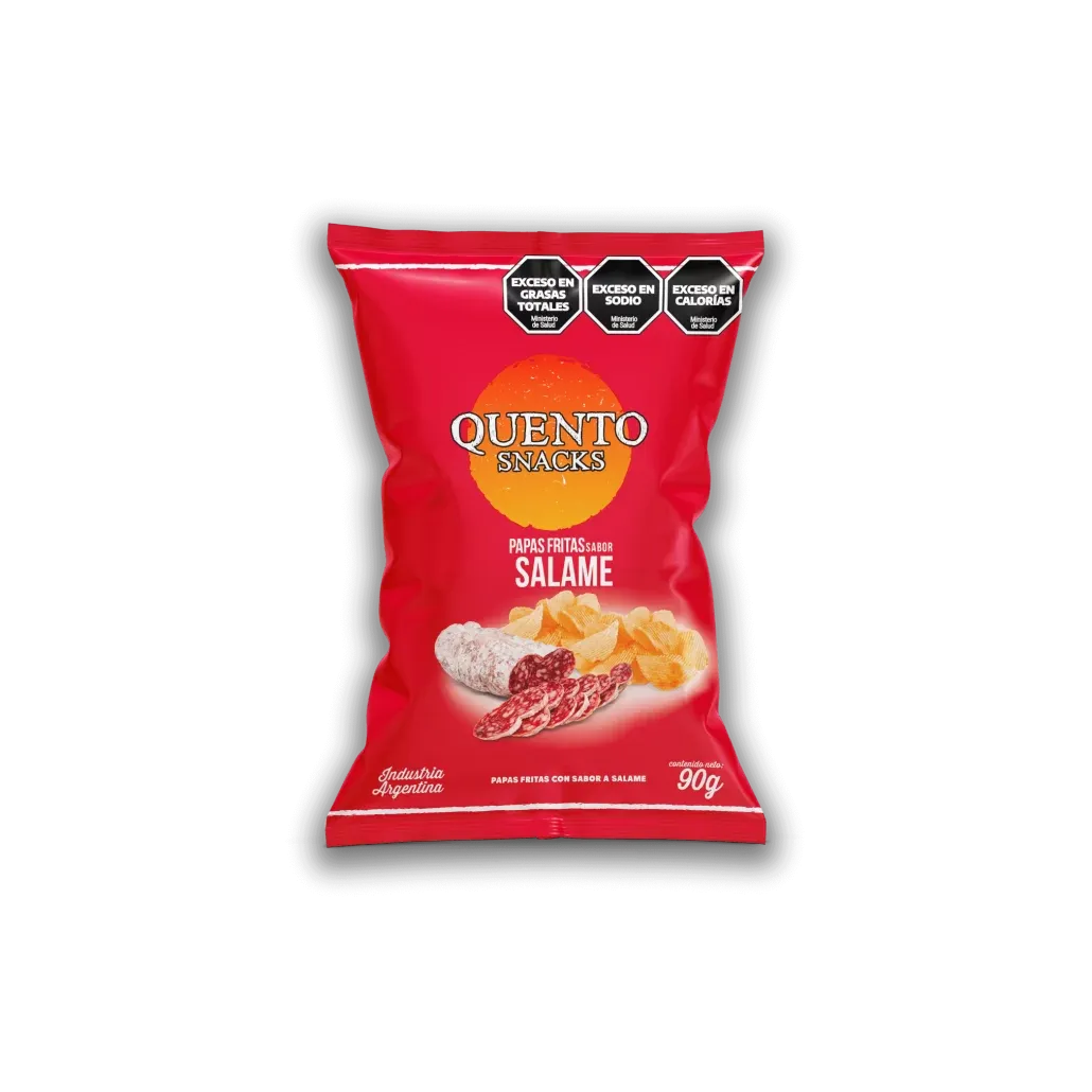 QUENTO PAPAS SALAME x82gr