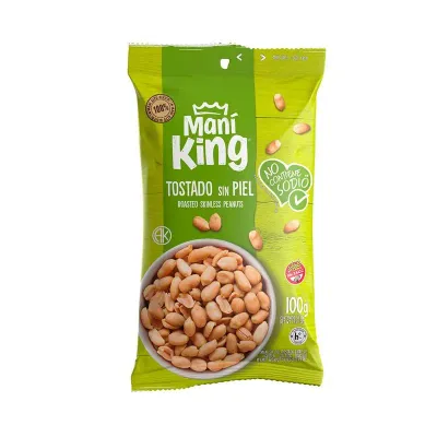 MANI KING TOSTADO SIN SAL x100grs