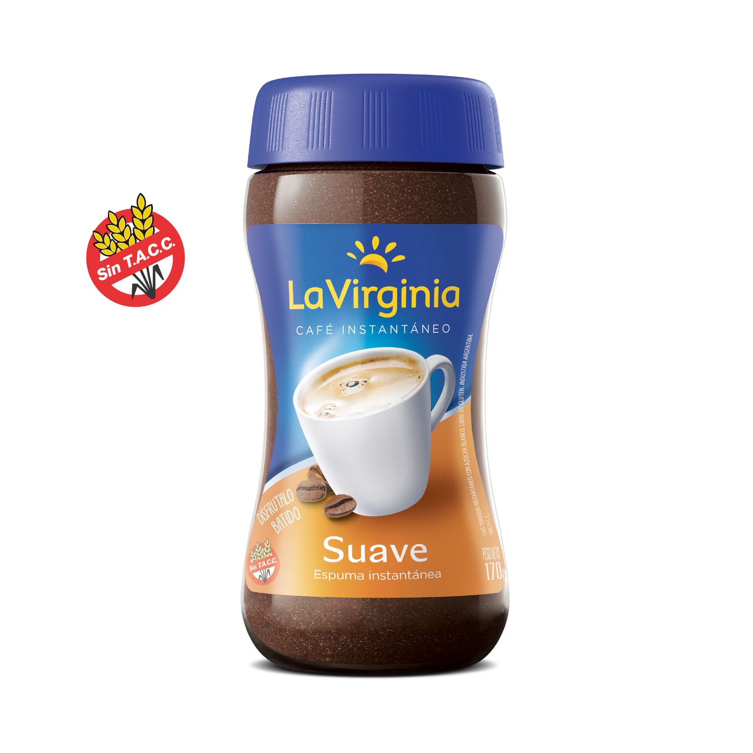 LA VIRGINIA CAFE INST SUAVE FRASCO X170G