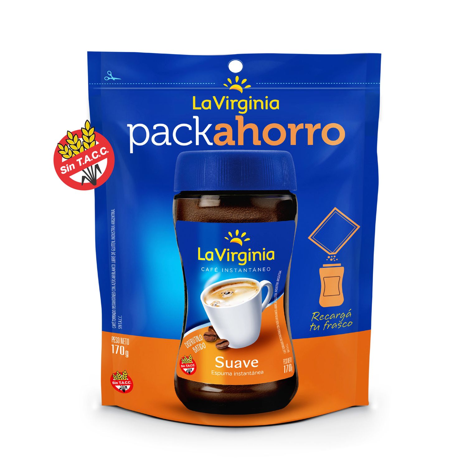 LA VIRGINIA CAFE INST SUAVE ESP DP X170G