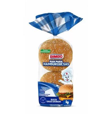 BIMBO PAN HAMBURGUESA C/SES. 210gr