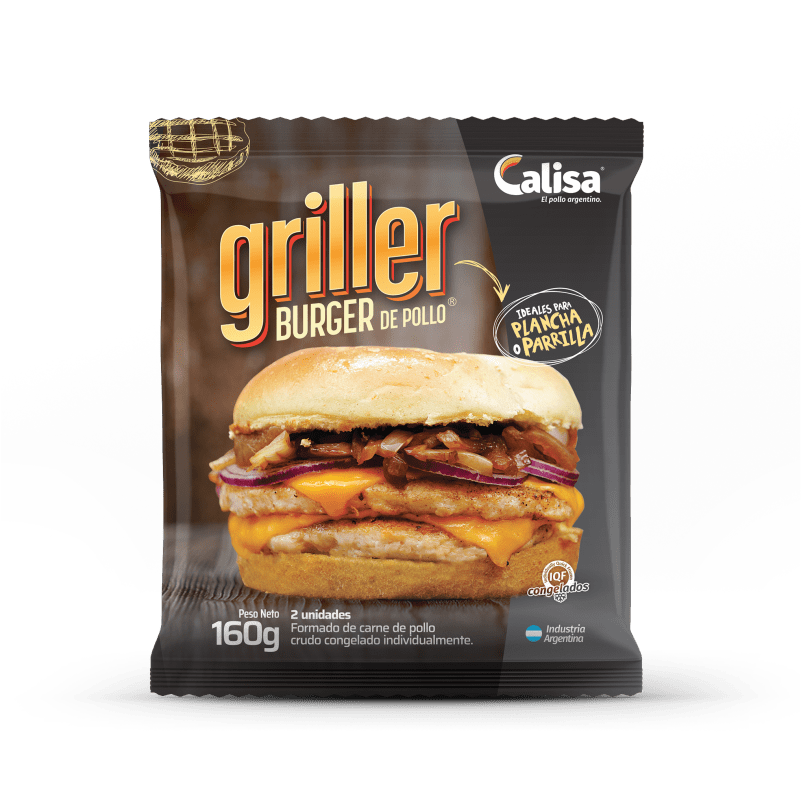 CALISA GRILLER HAMBUR POLLO 160gr