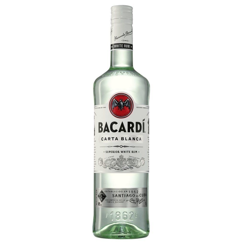 RON BACARDI CARTA BLANCA 980cc