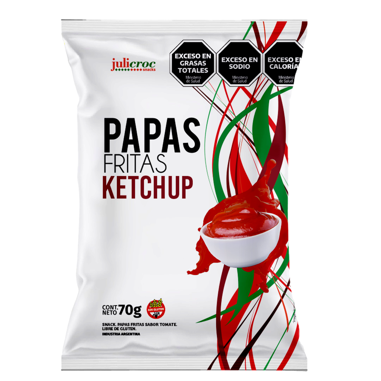 JULICROC PAPAS FRITAS KETCHUP 70gr