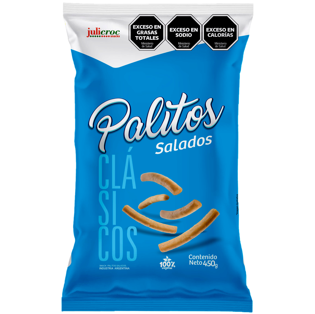 JULICROC PALITOS SALADOS 450gr