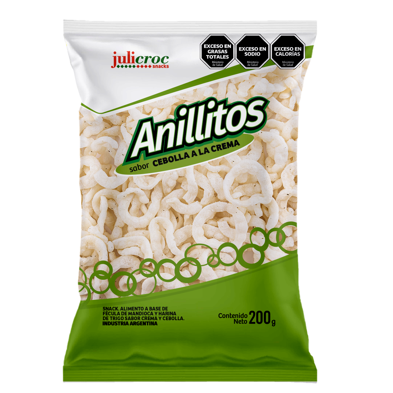 JULICROC ANILLITOS CEBOLLAS 200gr