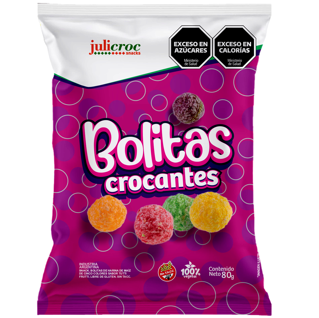 JULICROC BOLITAS CROCANTES 80gr
