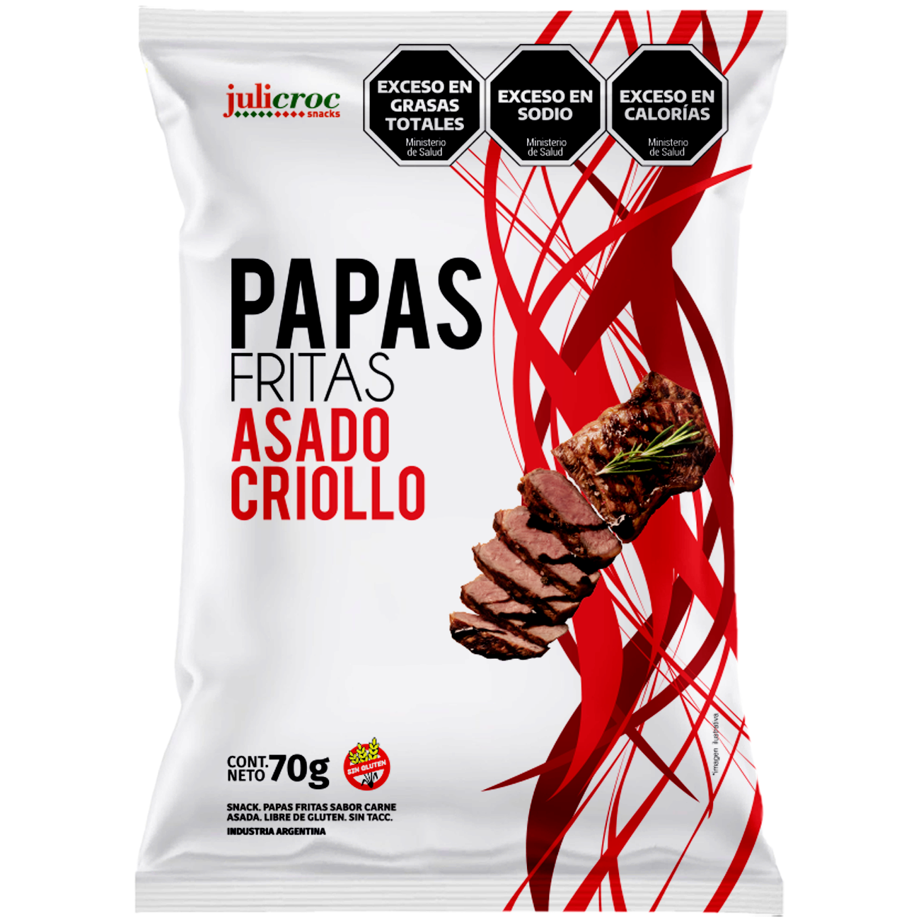 JULICROC PAPAS FRITAS ASADO 70gr