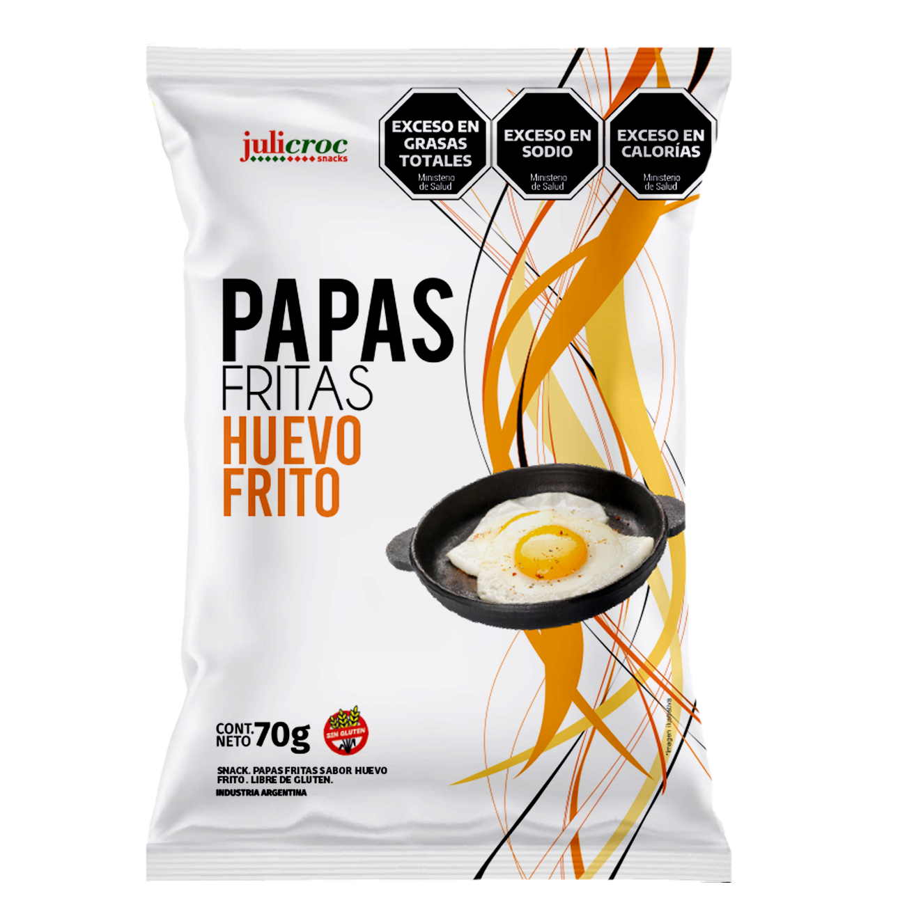 JULICROC PAPAS FRITAS HUEVO 70gr
