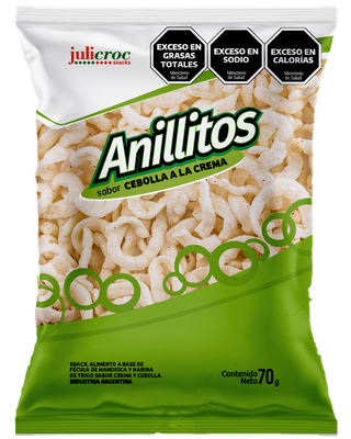 JULICROC ANILLITOS CEBOLLAS 70gr