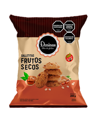 DONINAS GALLETITAS DULCES C/ NUECES 200gr