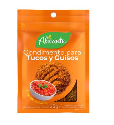 ALICANTE CONDIMENTO  P/TUCO/G 25G.