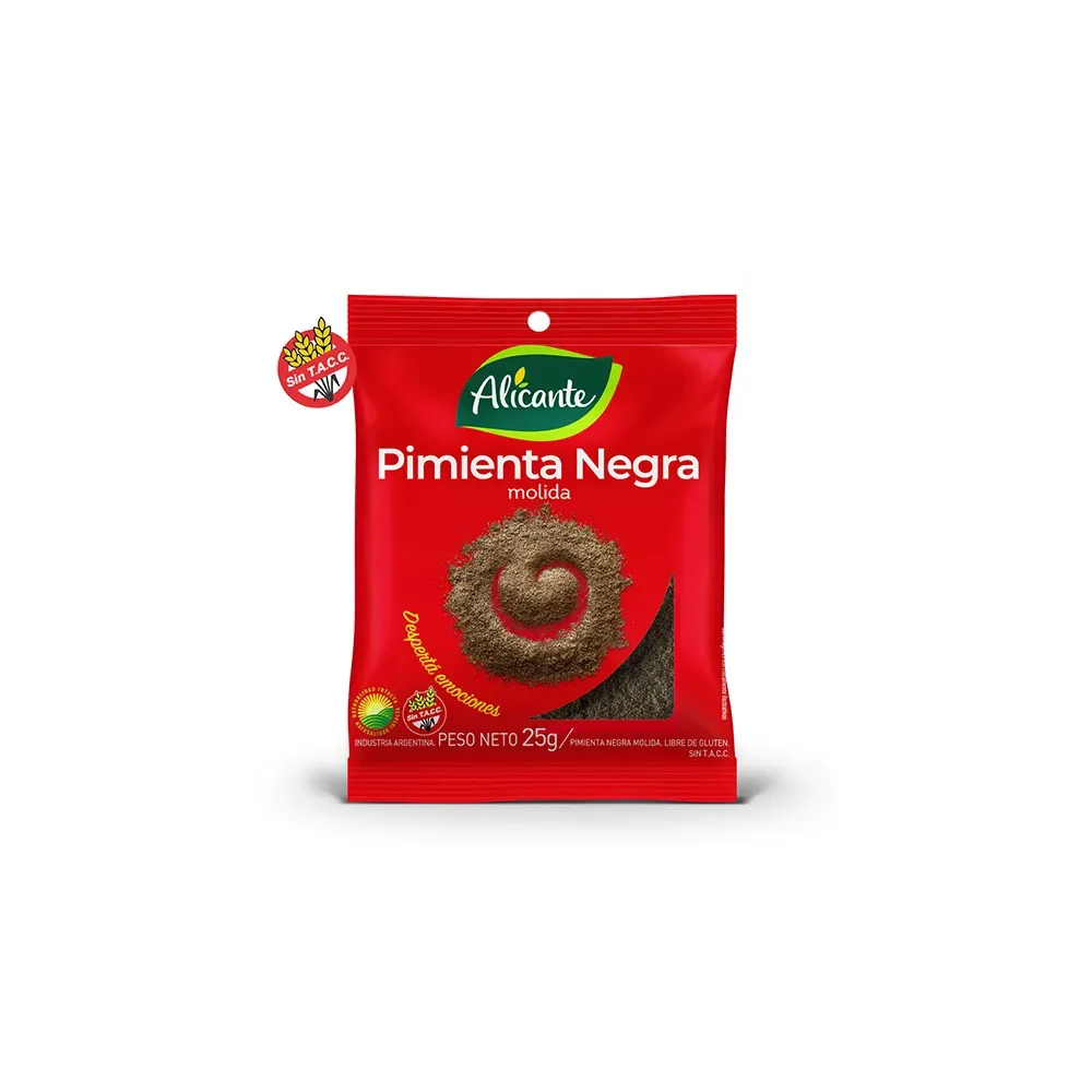 ALICANTE PIMIENTA NEGRA MOLIDA 25G